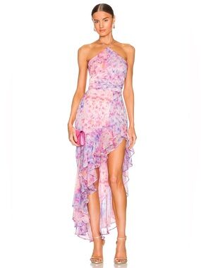 Amanda Uprichard x Revolve Carlina Dress in Cotton Candy